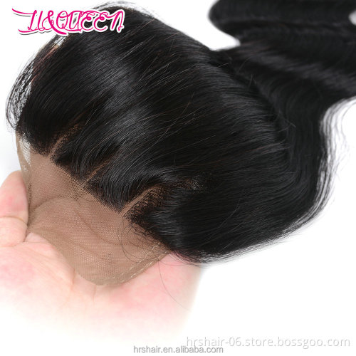 Wholesale 8 10 12 14 16 18 20 22 Inch Virgin Human Hair 4x4 5x5 6x6 7x7 Natural Color 1B